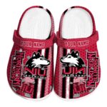 personalized northern illinois huskies contrasting stripes clog best selling