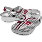 personalized northern illinois huskies pinstripe pattern clog best selling