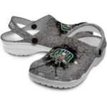 personalized ohio bobcats cracked ground texture clog best selling