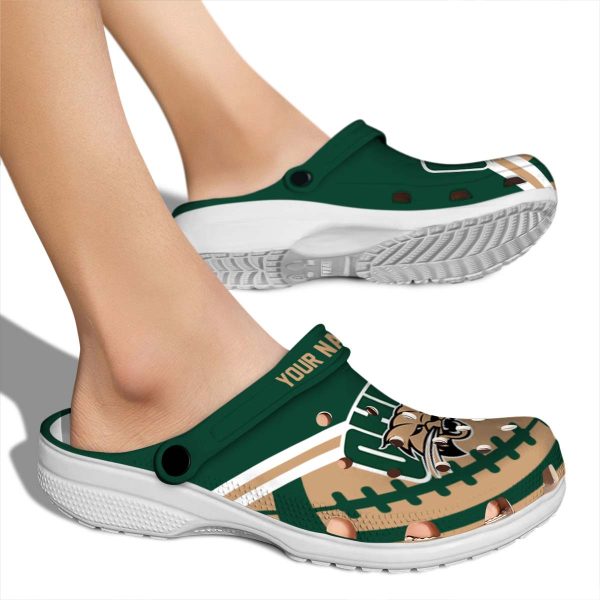 personalized ohio bobcats football motif clog fashion forward