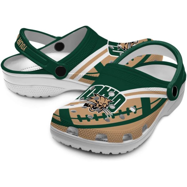 personalized ohio bobcats football motif clog high quality