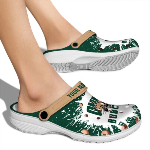 personalized ohio bobcats splash art clog fashion forward