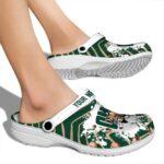 personalized ohio bobcats zigzag paint burst clog best selling