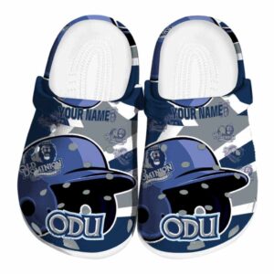 personalized old dominion monarchs baseball helmet clog best selling