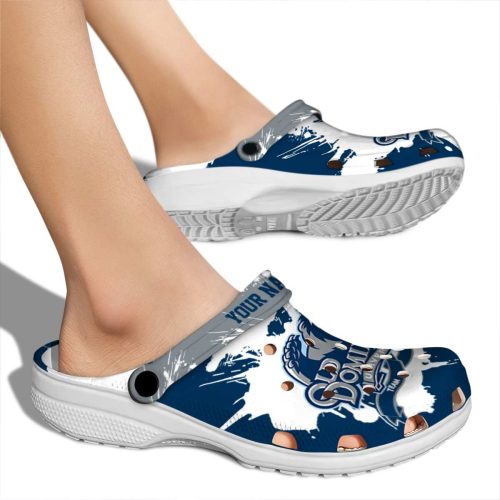 personalized old dominion monarchs splatter pattern clog fashion forward