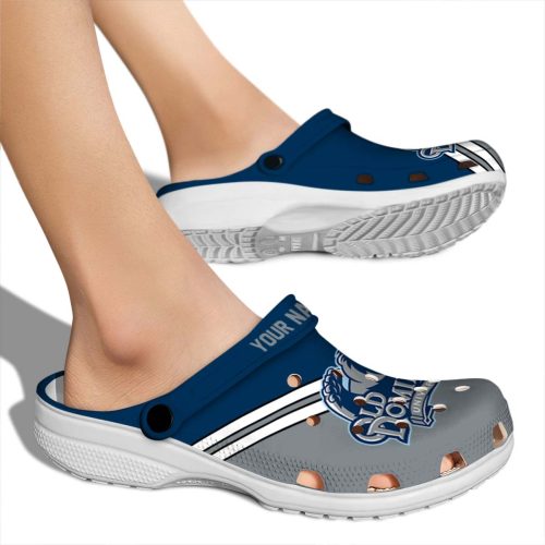 personalized old dominion monarchs striped accents clog fashion forward