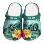 personalized old dominion monarchs tropical vibes clog best selling