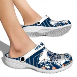 personalized old dominion monarchs zigzag paint burst clog fashion forward