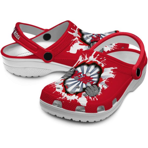 personalized ole miss rebels gripping hand clog high quality