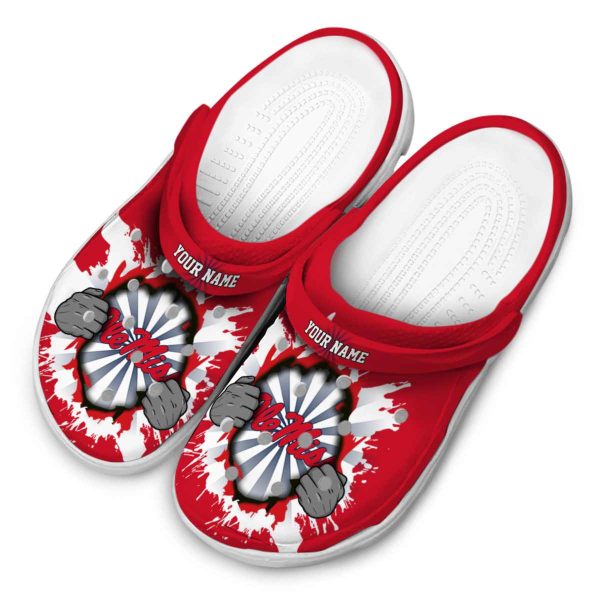 personalized ole miss rebels gripping hand clog latest model