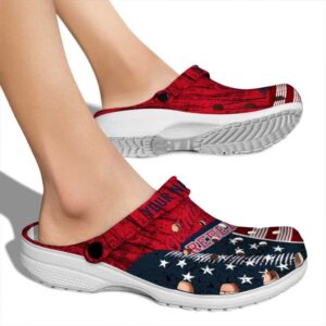 personalized ole miss rebels star spangled side pattern clog fashion forward