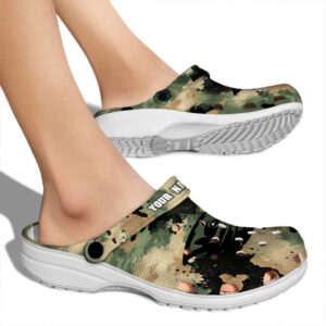 personalized oregon state beavers camouflage craze clog fashion forward