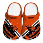 personalized oregon state beavers football motif clog best selling