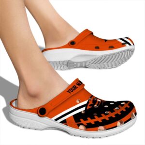 personalized oregon state beavers football motif clog fashion forward