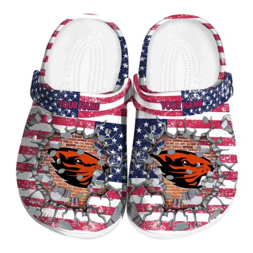 personalized oregon state beavers freedom splinter clog best selling