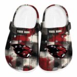 personalized oregon state beavers plaid fusion clog best selling