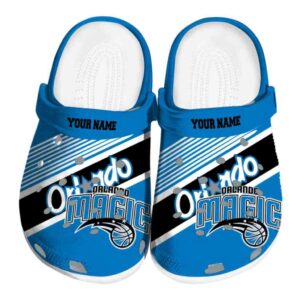 personalized orlando magic vibrant dual tone clog best selling