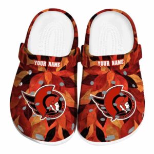 personalized ottawa senators autumn leaves clog best selling