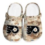 personalized philadelphia flyers desert camo clog best selling