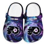 personalized philadelphia flyers galaxy swirl clog best selling