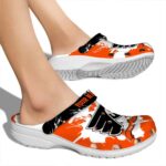 personalized philadelphia flyers splatter pattern clog best selling