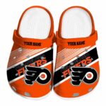 personalized philadelphia flyers vibrant dual tone clog best selling