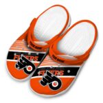 personalized philadelphia flyers vibrant dual tone clog best selling