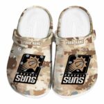 personalized phoenix suns desert camo clog best selling