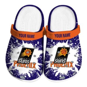 personalized phoenix suns splash art clog best selling