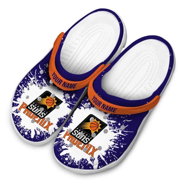 personalized phoenix suns splash art clog latest model