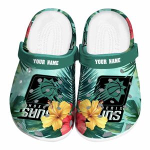 personalized phoenix suns tropical vibes clog best selling