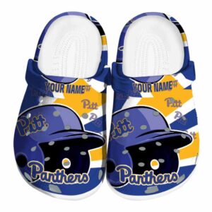 personalized pittsburgh panthers baseball helmet clog best selling