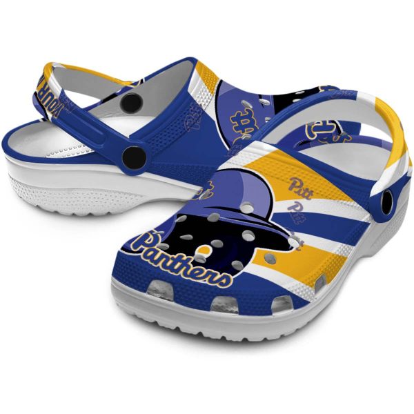 personalized pittsburgh panthers baseball helmet clog high quality