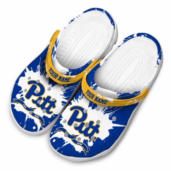 personalized pittsburgh panthers splatter pattern clog latest model