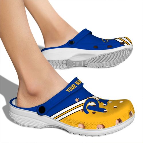 personalized pittsburgh panthers striped accents clog fashion forward