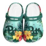 personalized pittsburgh panthers tropical vibes clog best selling