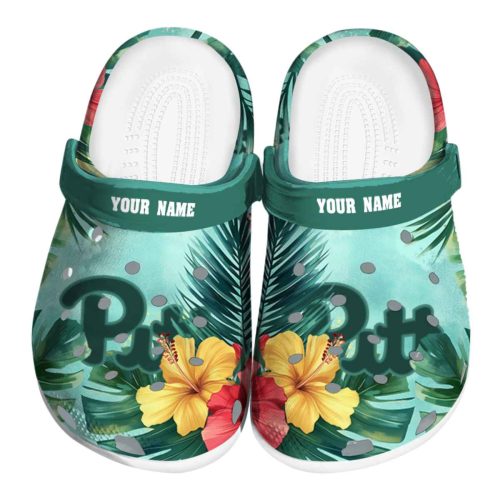 personalized pittsburgh panthers tropical vibes clog best selling