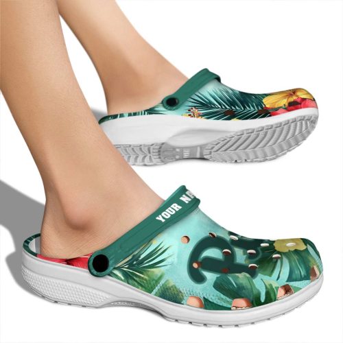 personalized pittsburgh panthers tropical vibes clog fashion forward