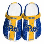 personalized pittsburgh panthers vertical stripes clog best selling