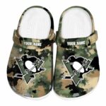 personalized pittsburgh penguins camouflage craze clog best selling