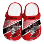 personalized portland trail blazers vibrant dual tone clog best selling