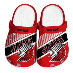 personalized portland trail blazers vibrant dual tone clog best selling