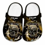 personalized purdue boilermakers gothic skull clog best selling