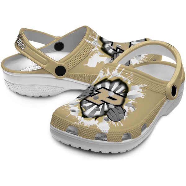 personalized purdue boilermakers gripping hand clog high quality