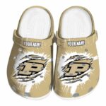 personalized purdue boilermakers splash motif background clog best selling