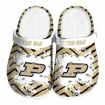 personalized purdue boilermakers zigzag paint burst clog best selling