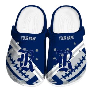 personalized rice owls football motif clog best selling