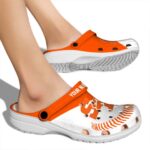 personalized sam houston bearkats baseball motif clog best selling