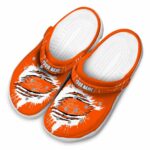 personalized sam houston bearkats splash motif background clog best selling