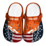 personalized sam houston bearkats star spangled side pattern clog best selling
